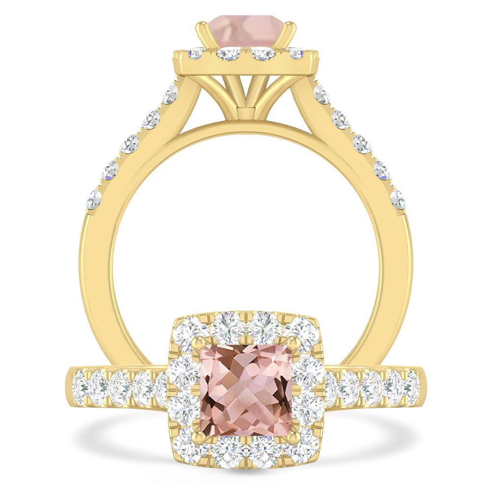 Yellow Gold - Morganite