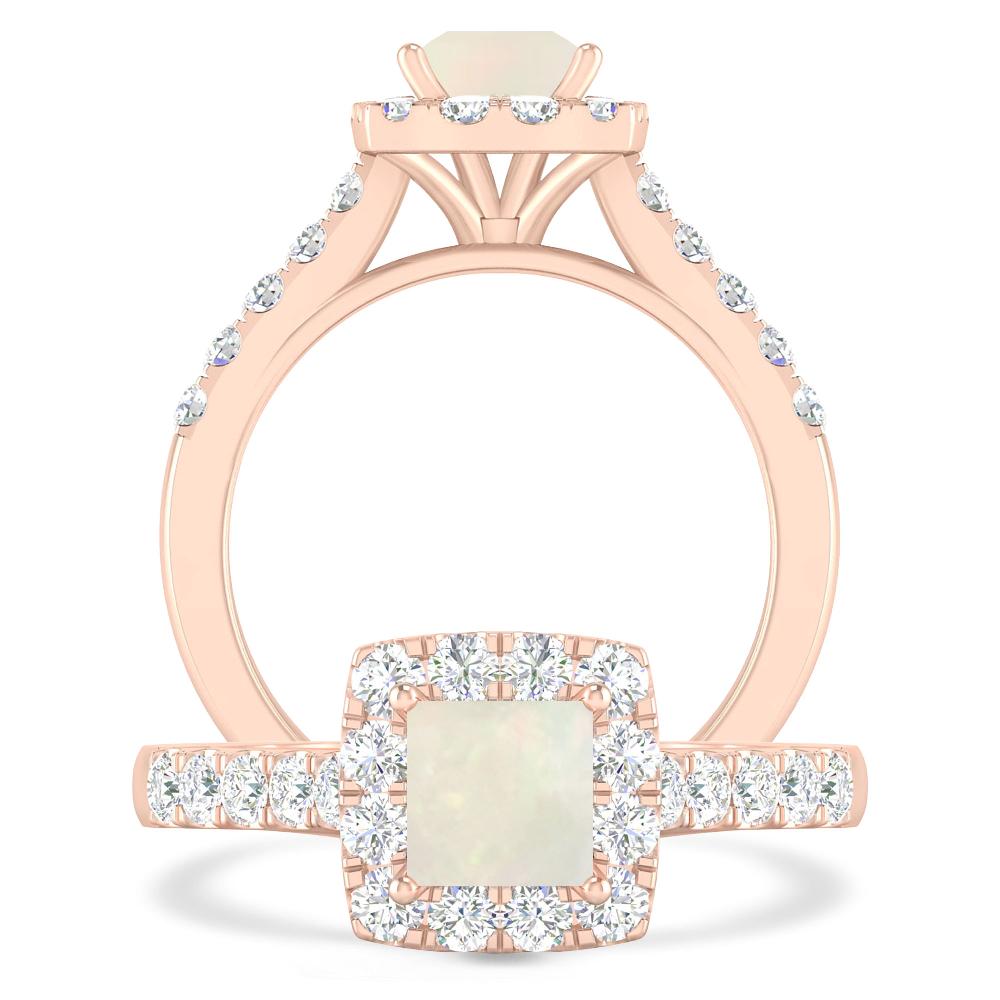 Rose Gold - Opal