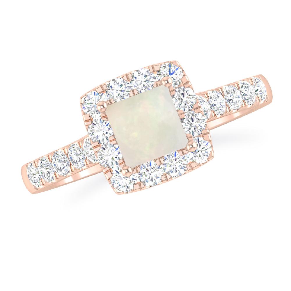 Rose Gold - Opal