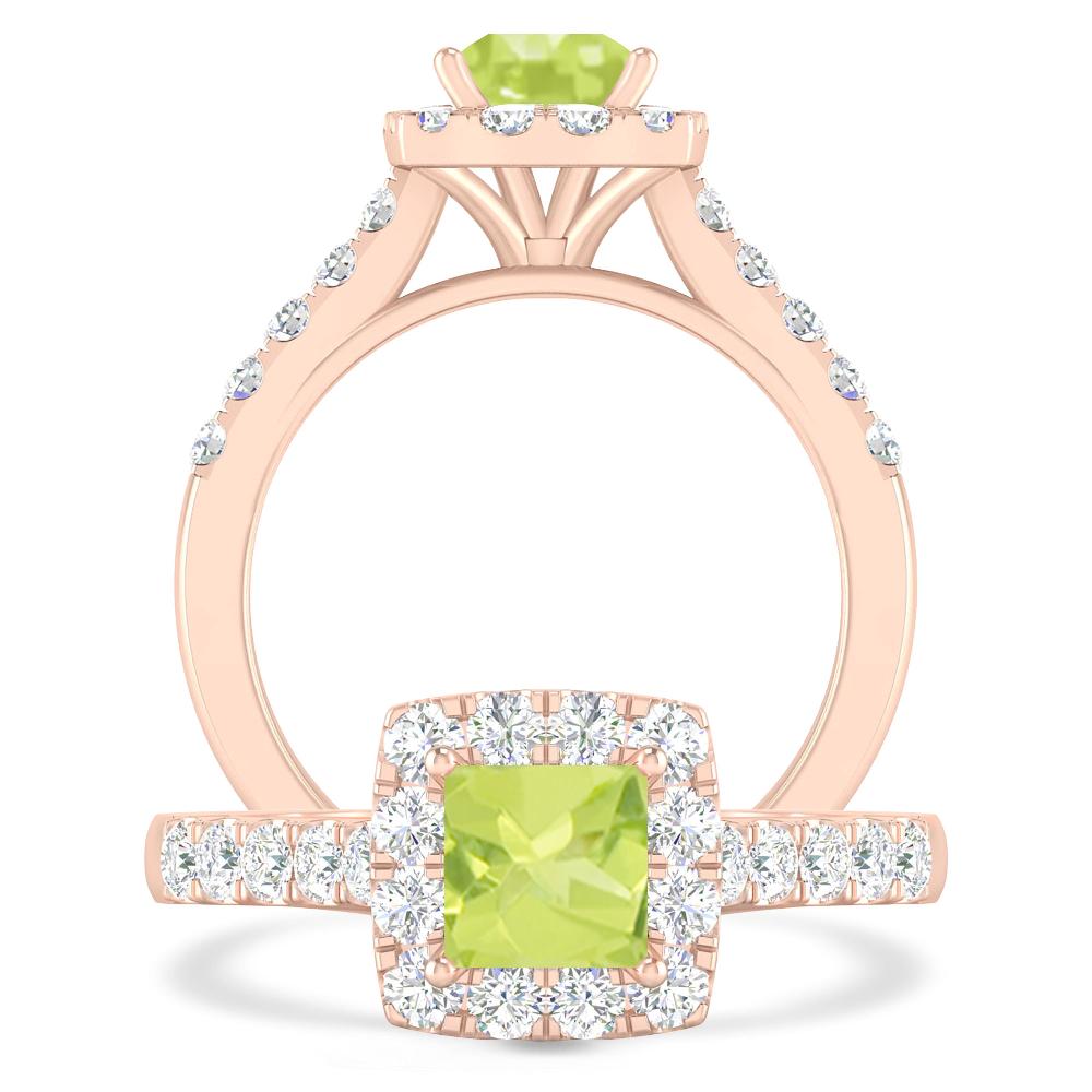 Rose Gold - Peridot