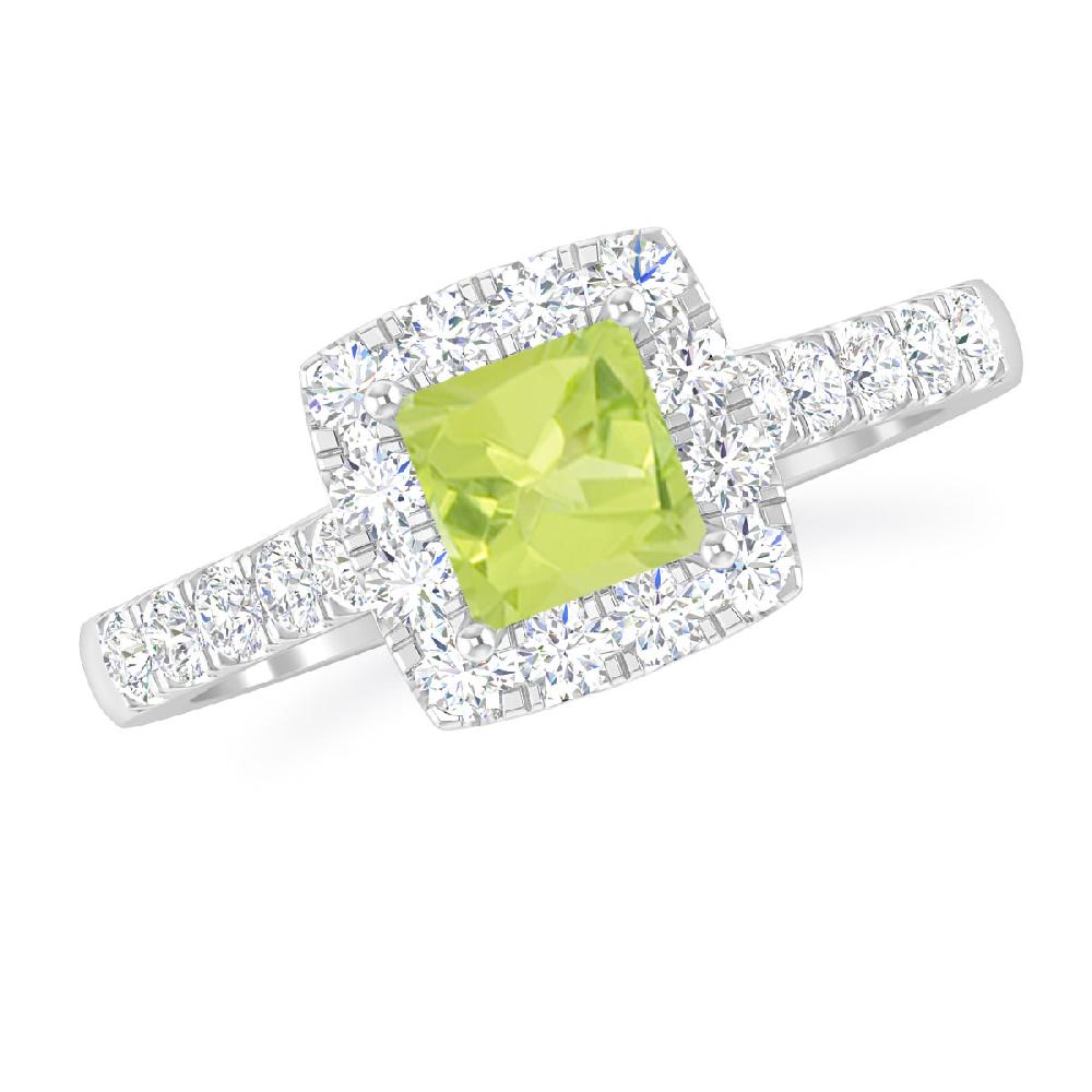 White Gold - Peridot