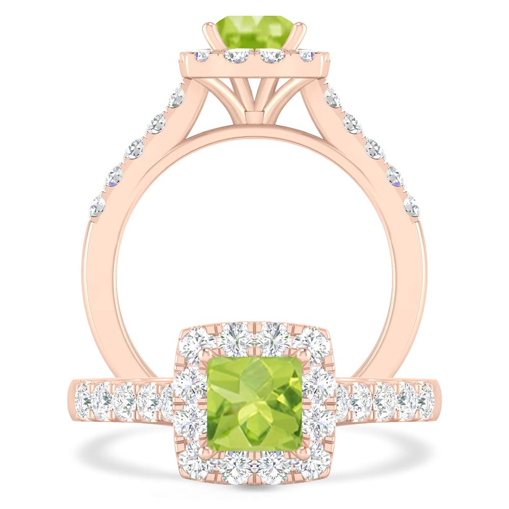 Rose Gold - Peridot