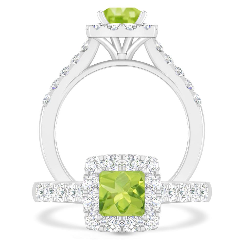 White Gold - Peridot