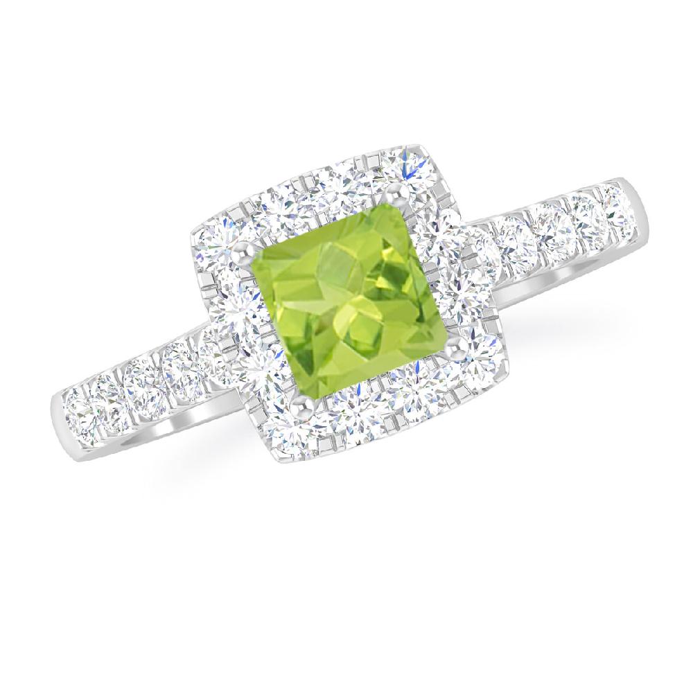 White Gold - Peridot