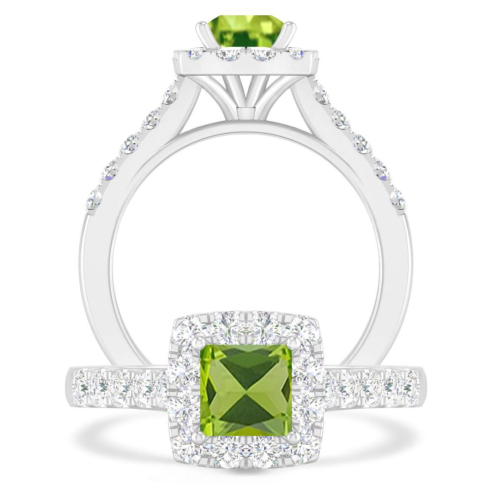 White Gold - Peridot