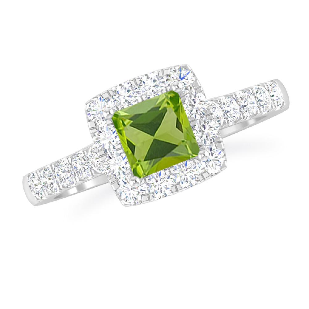 White Gold - Peridot