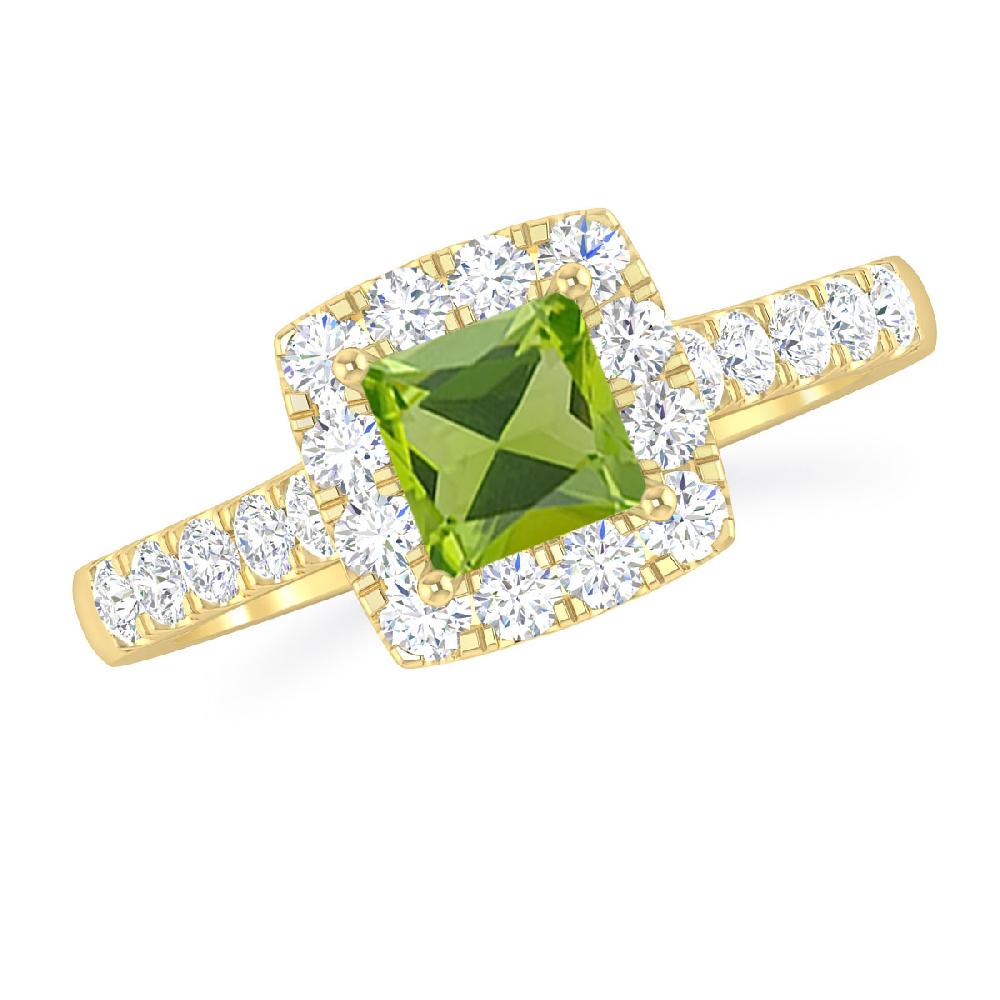 Yellow Gold - Peridot