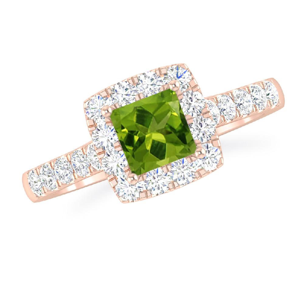 Rose Gold - Peridot