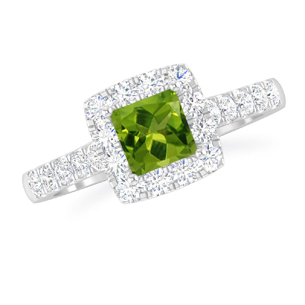 White Gold - Peridot