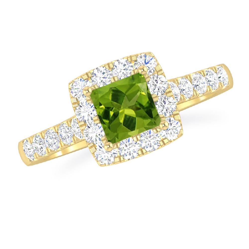 Yellow Gold - Peridot