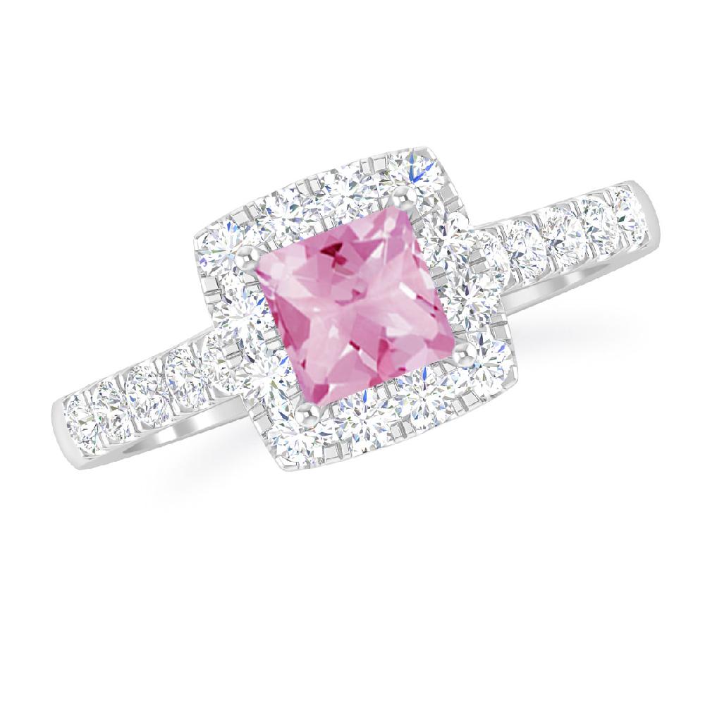 White Gold - Pink Tourmaline