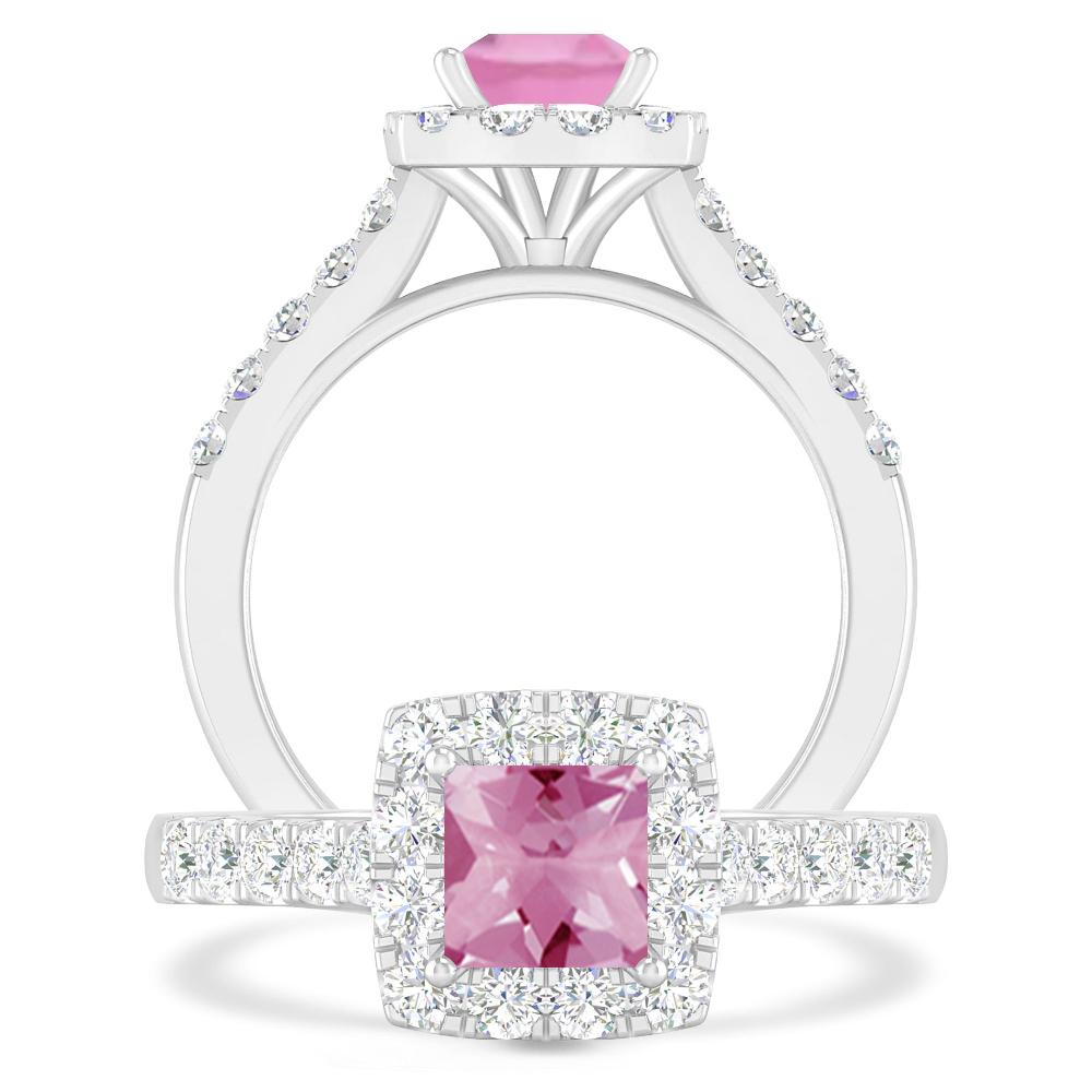 White Gold - Pink Tourmaline