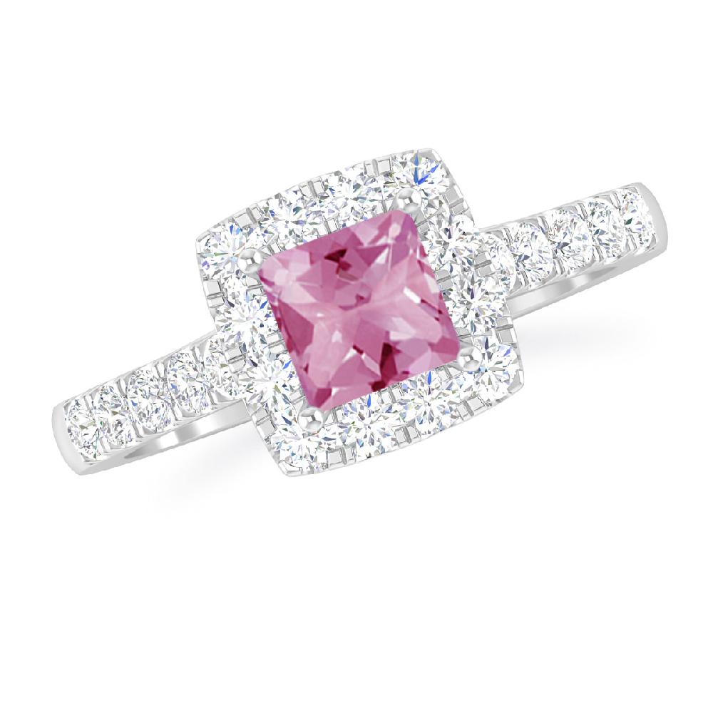 White Gold - Pink Tourmaline