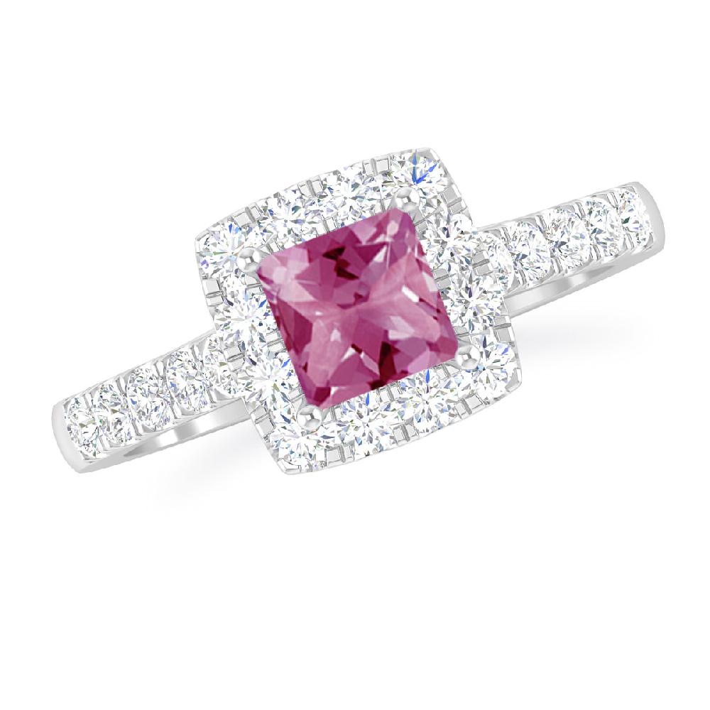 White Gold - Pink Tourmaline