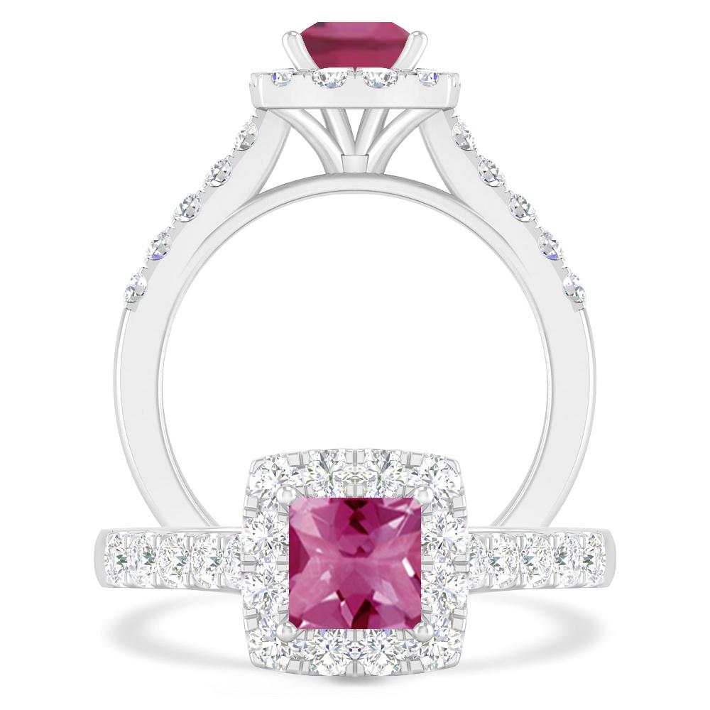 White Gold - Pink Tourmaline