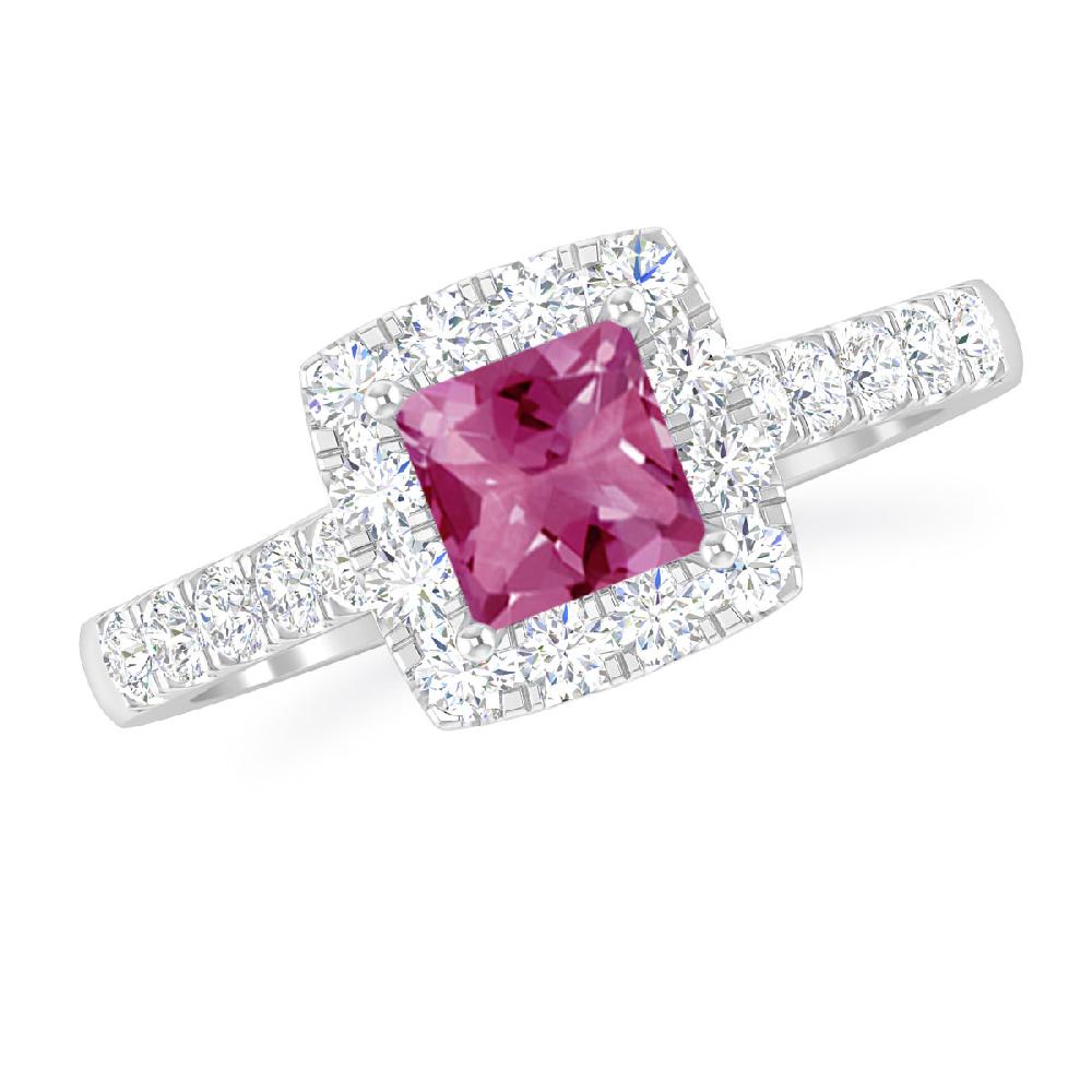 White Gold - Pink Tourmaline