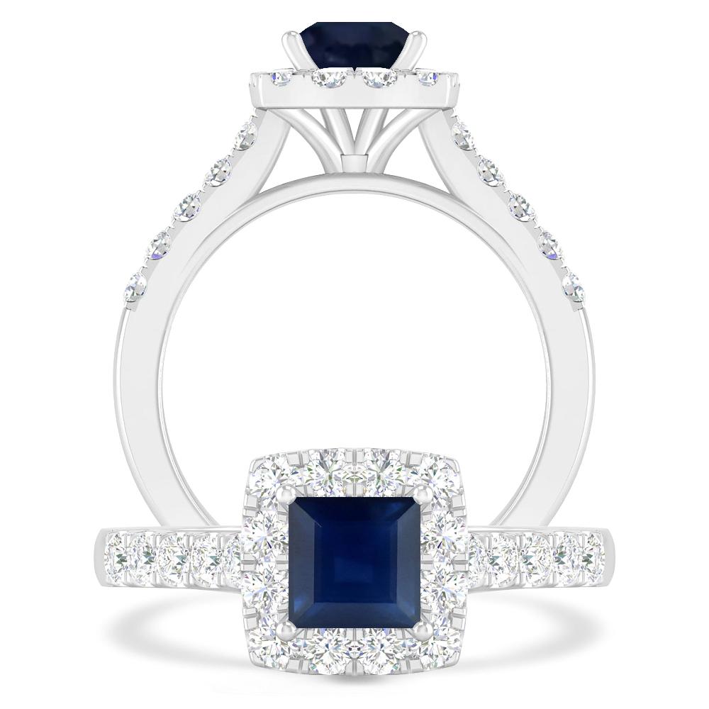 White Gold - Sapphire