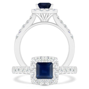 White Gold - Sapphire