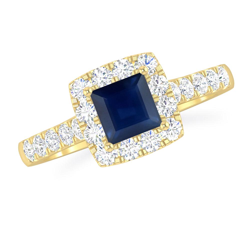 Yellow Gold - Sapphire