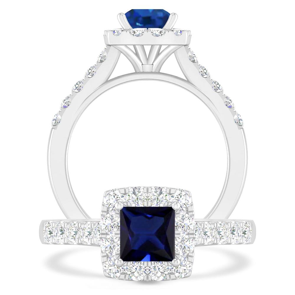 White Gold - Sapphire