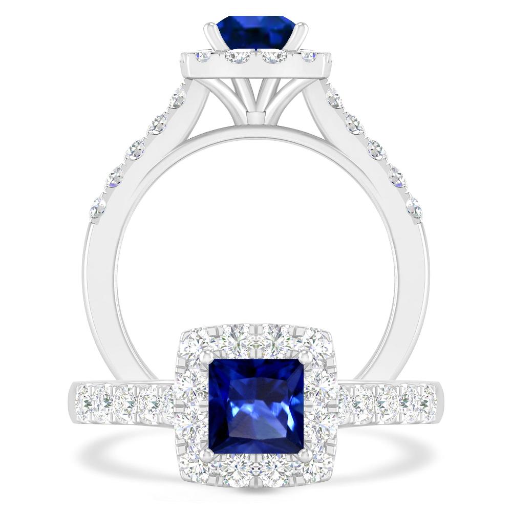 White Gold - Sapphire