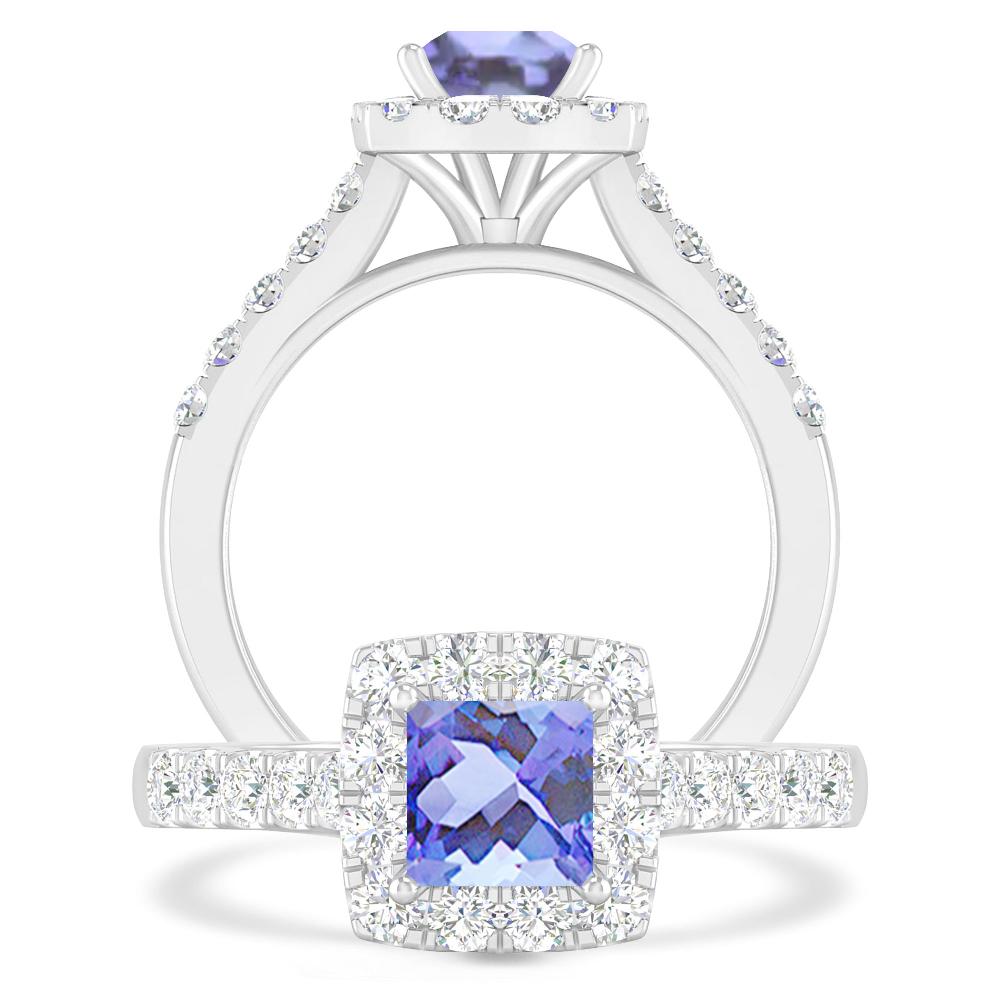 White Gold - Tanzanite