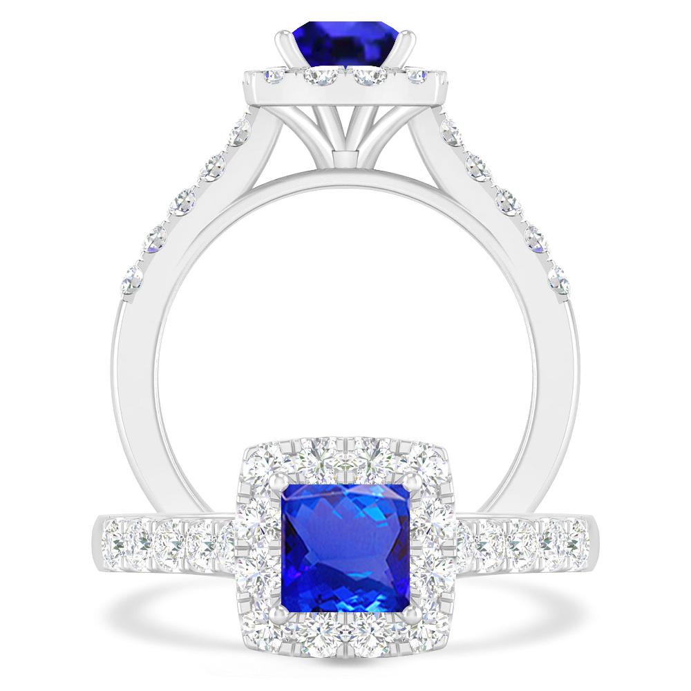 White Gold - Tanzanite