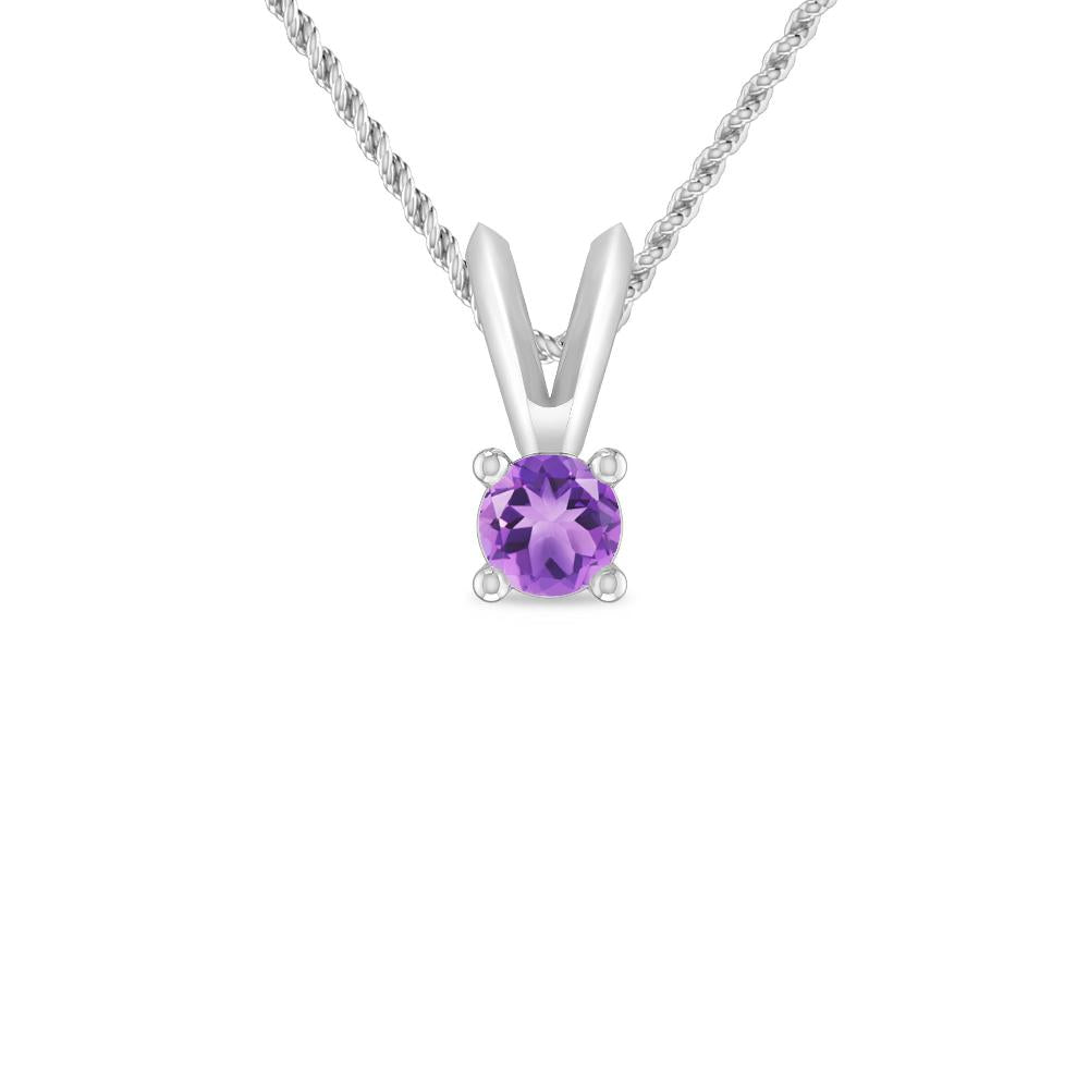 White Gold - Amethyst