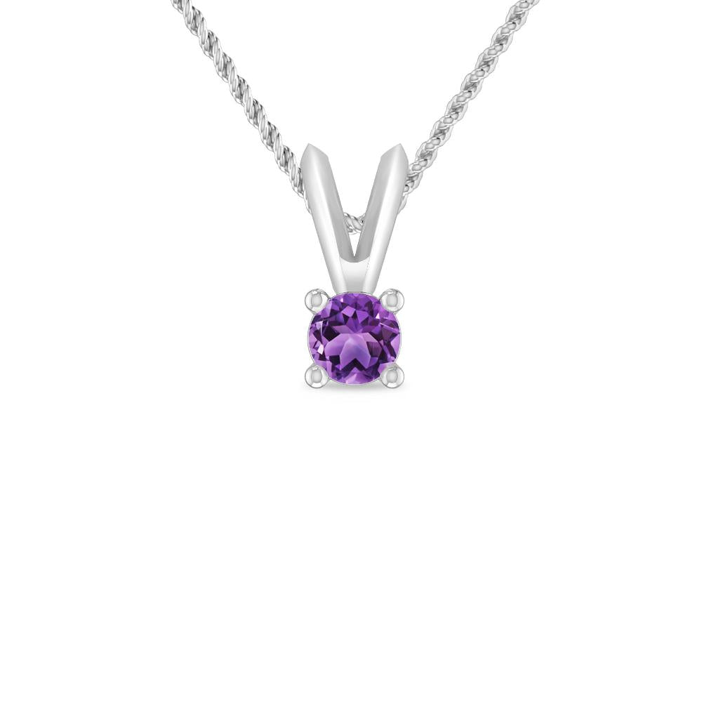 White Gold - Amethyst