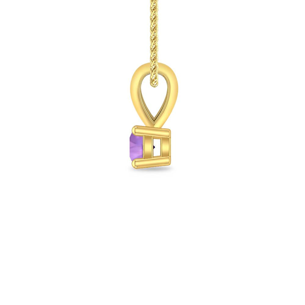 Yellow Gold - Amethyst