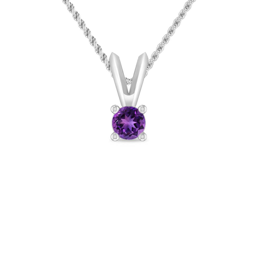 White Gold - Amethyst