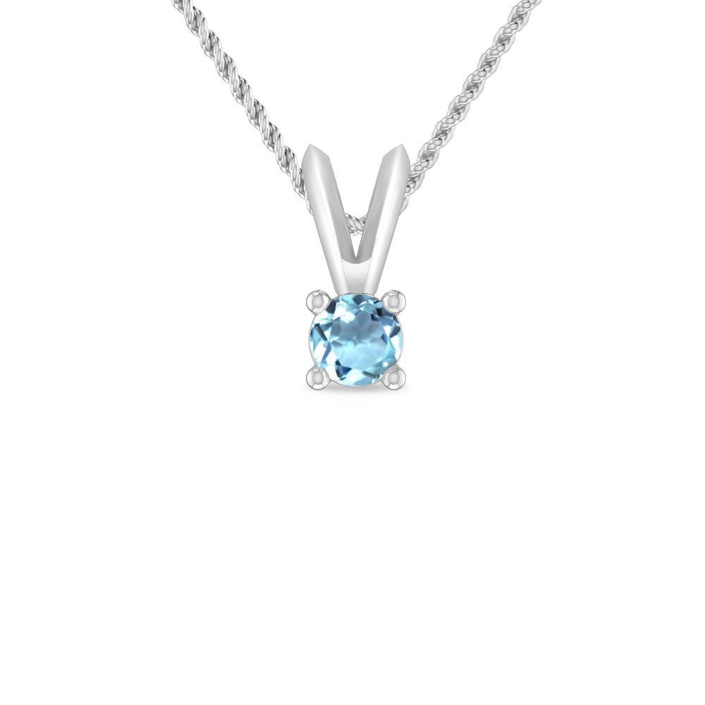 White Gold - Aquamarine