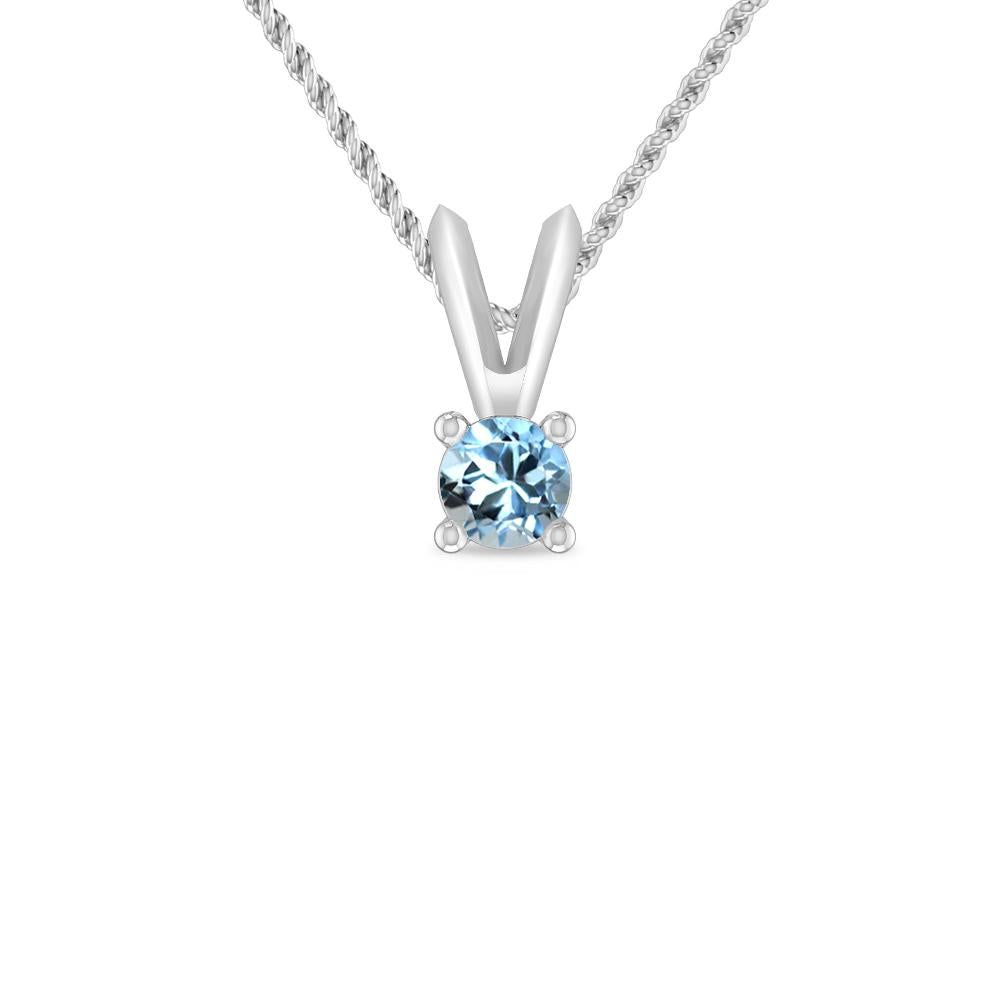 White Gold - Aquamarine