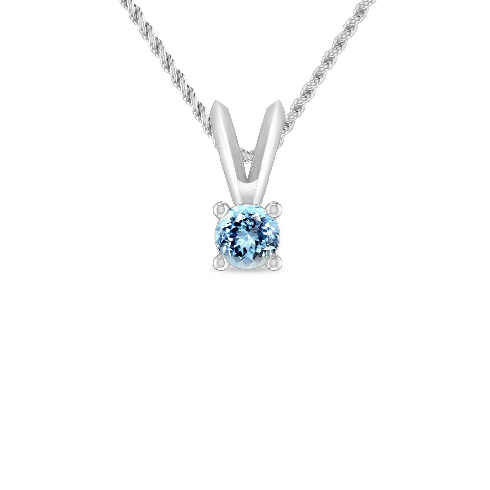 White Gold - Aquamarine