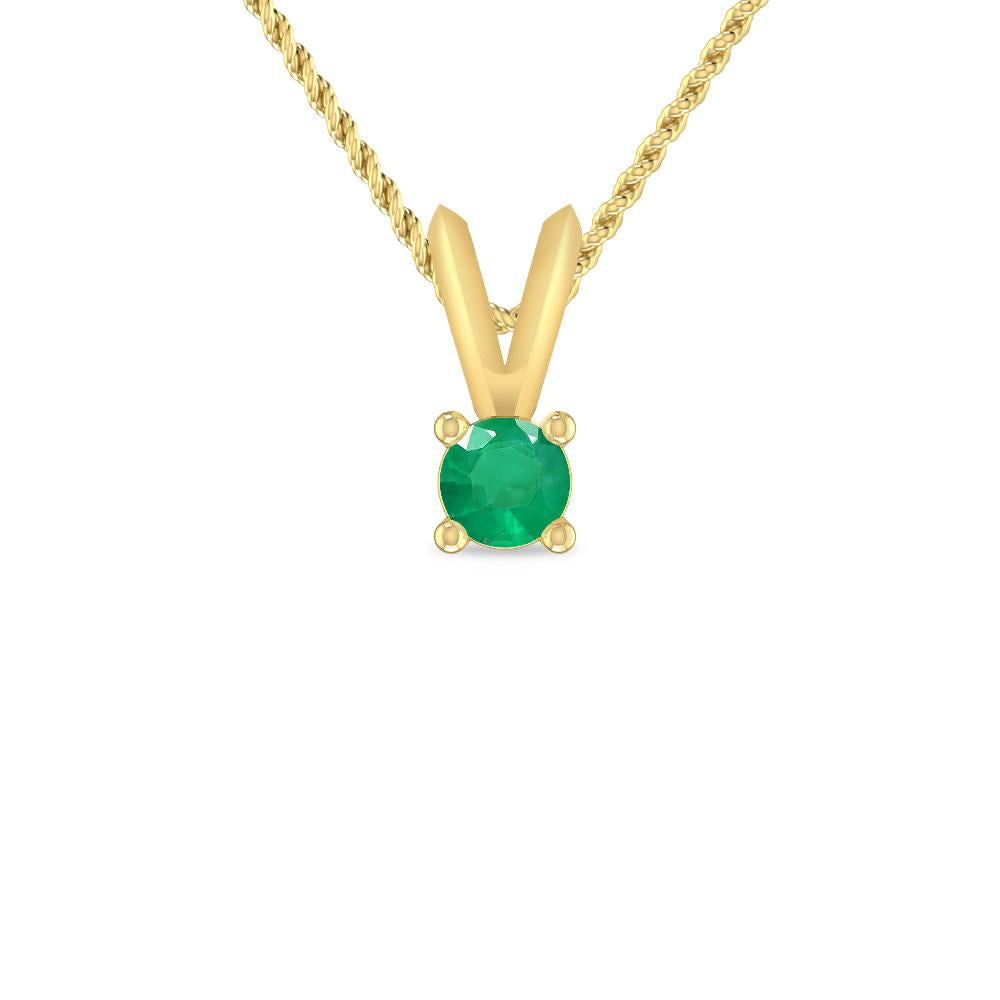 Yellow Gold - Emerald