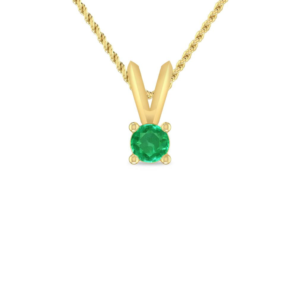 Yellow Gold - Emerald