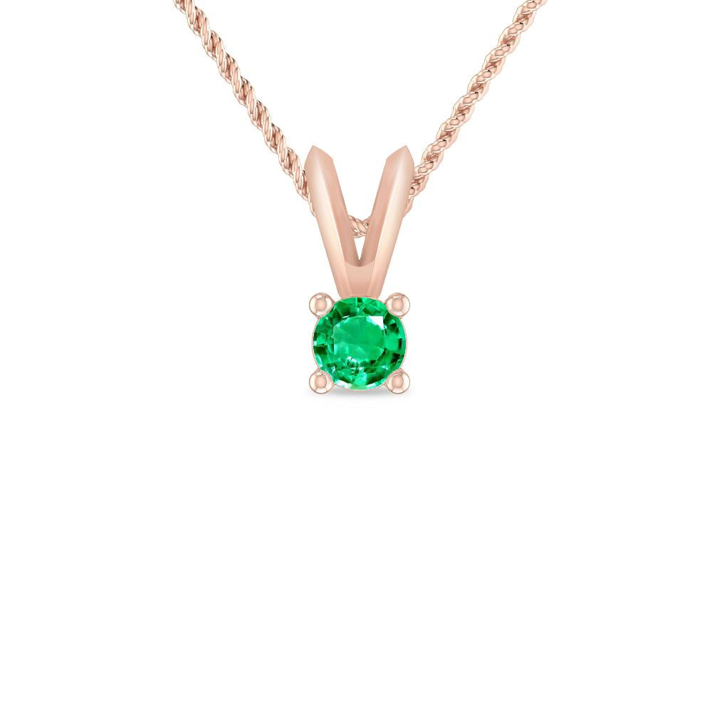 Rose Gold - Emerald