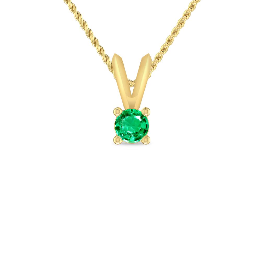 Yellow Gold - Emerald