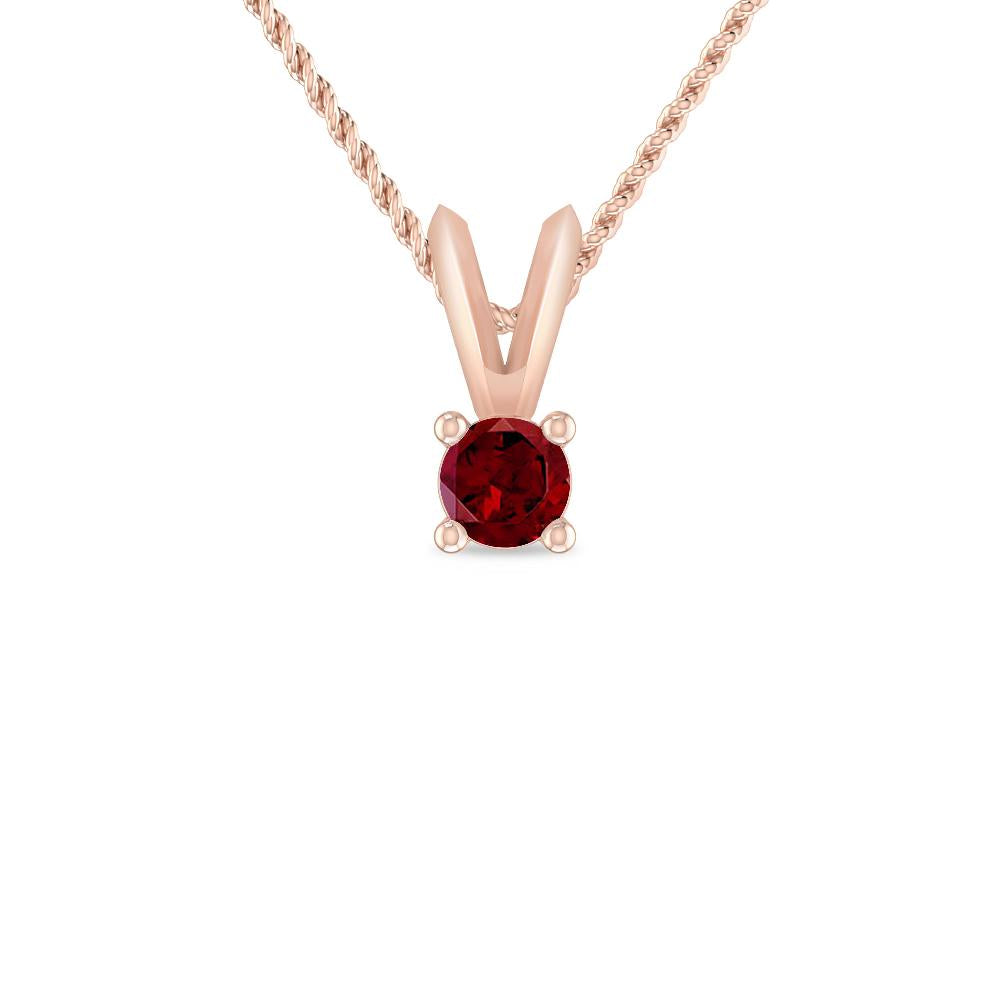 Rose Gold - Garnet