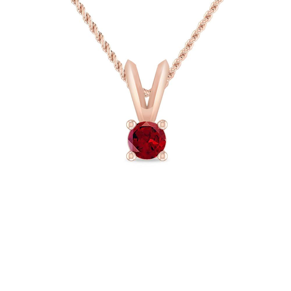 Rose Gold - Garnet