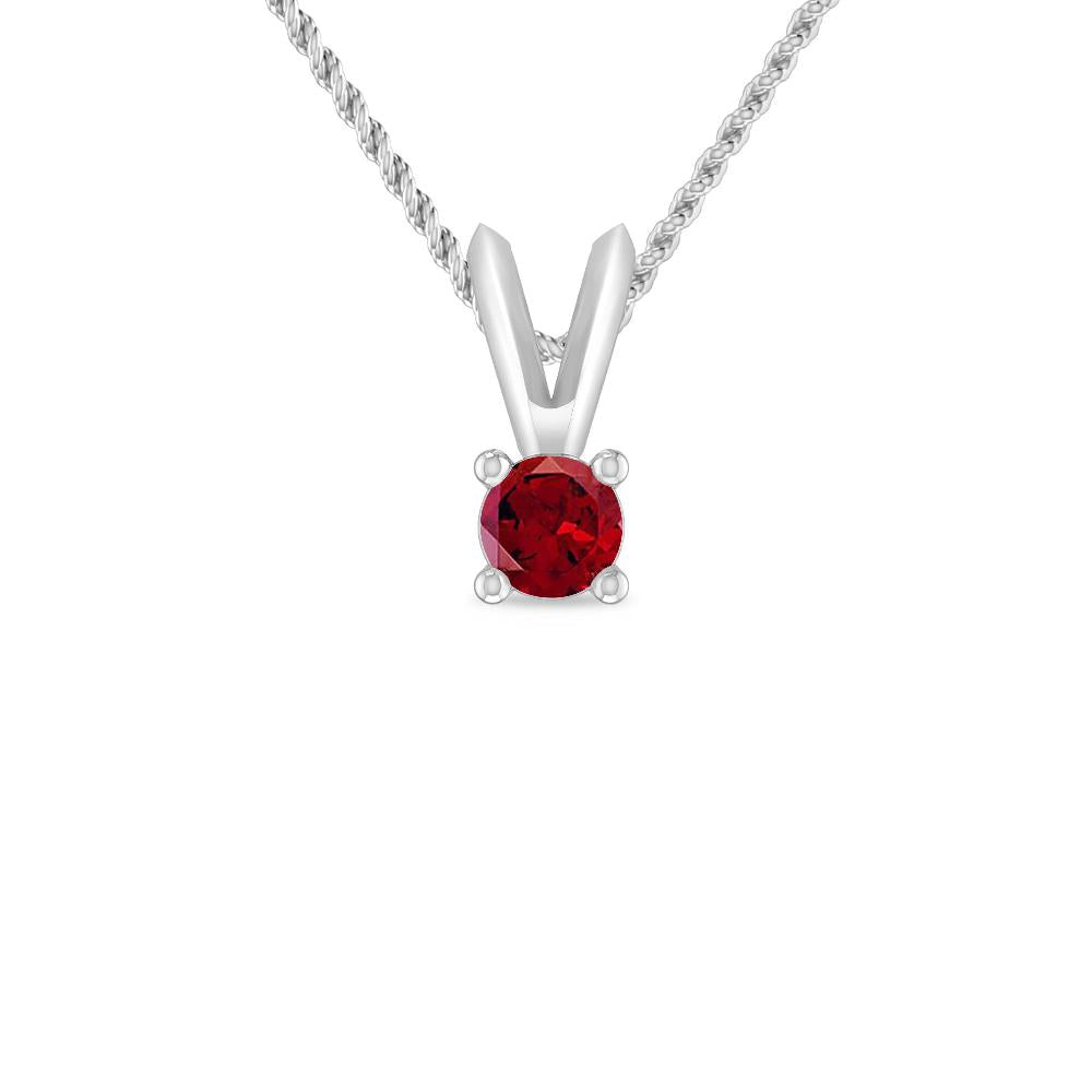 White Gold - Garnet