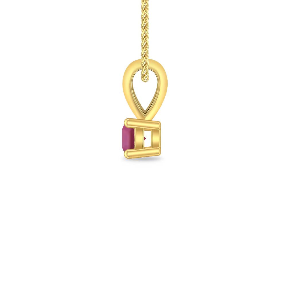 Yellow Gold - Pink Tourmaline