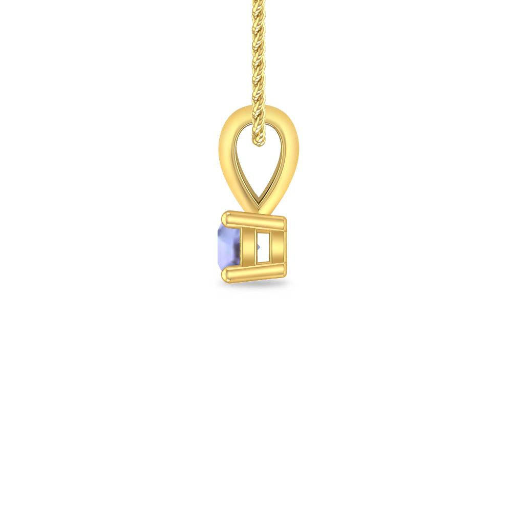 Yellow Gold - Tanzanite