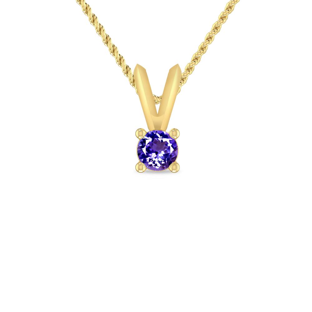 Yellow Gold - Tanzanite