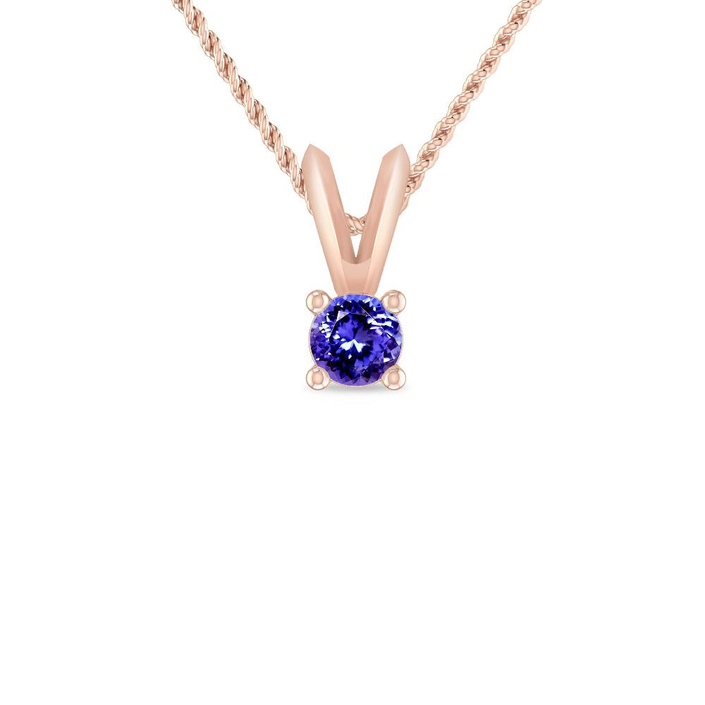 Rose Gold - Tanzanite