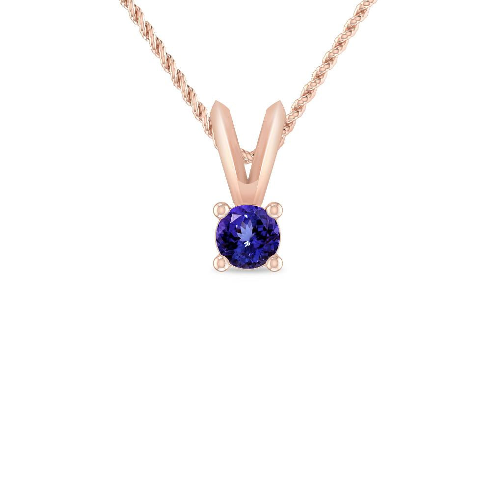 Rose Gold - Tanzanite