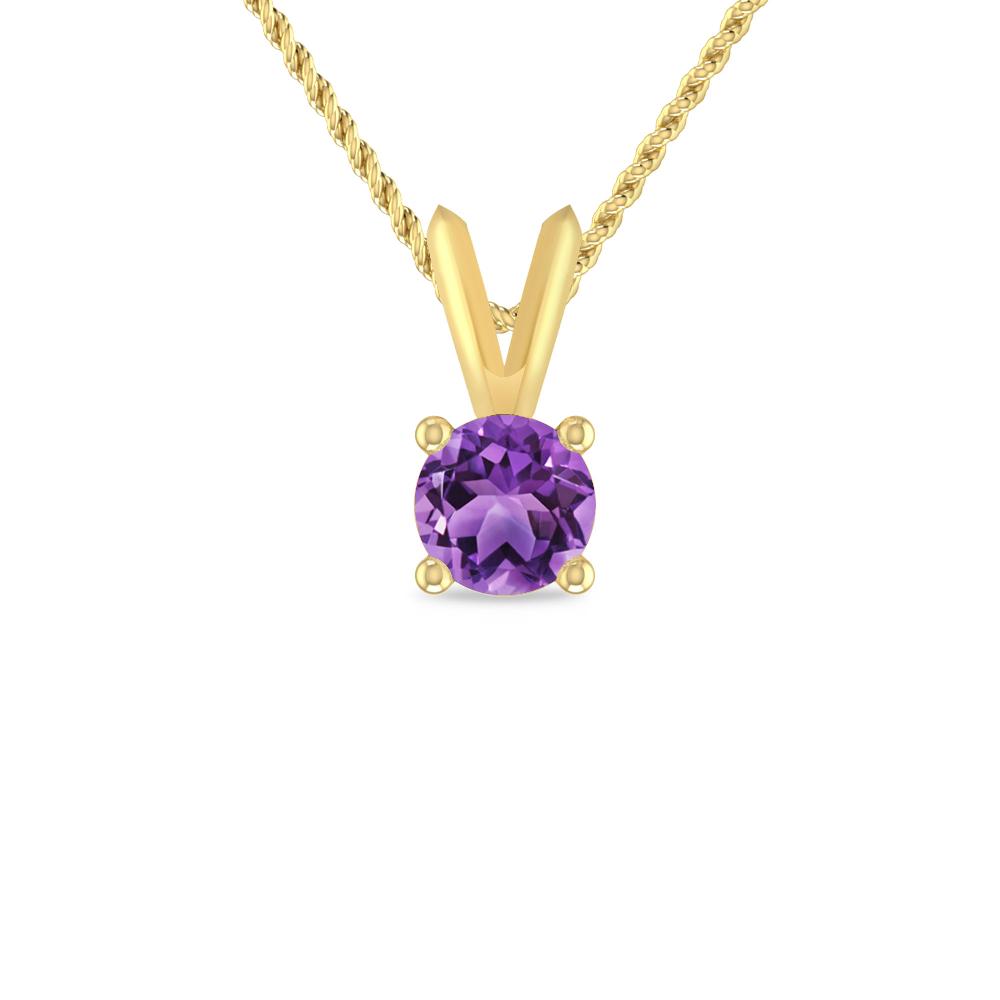 Yellow Gold - Amethyst