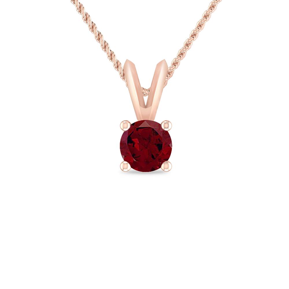 Rose Gold - Garnet