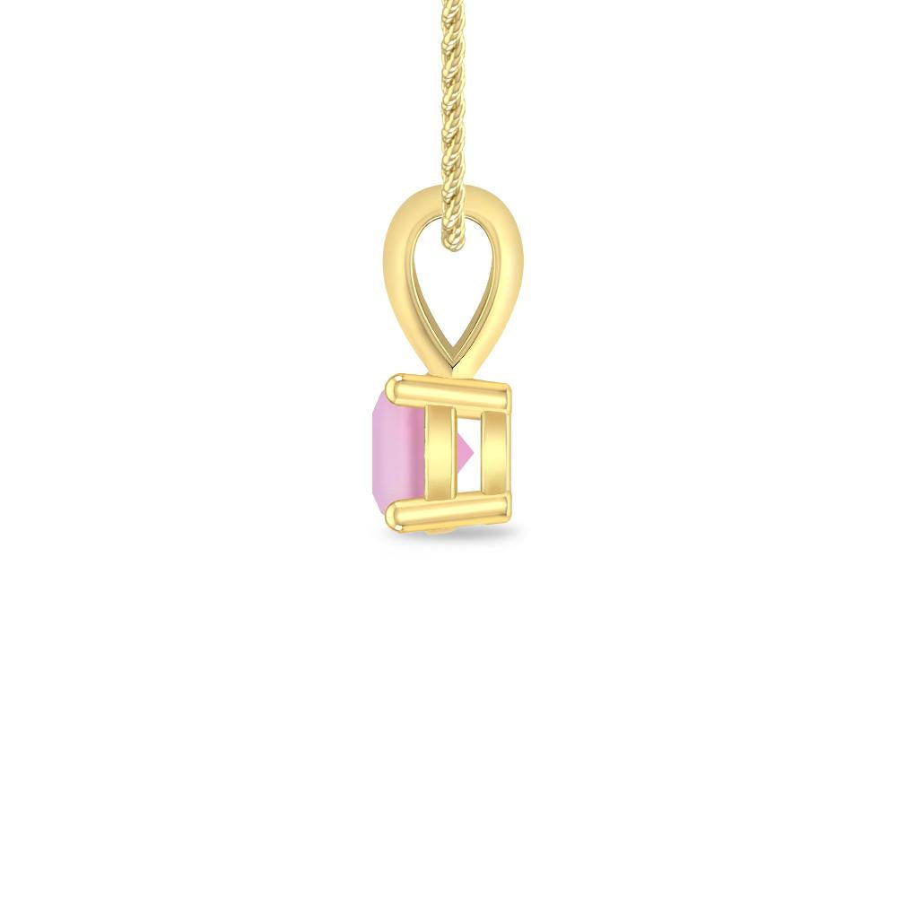 Yellow Gold - Pink Tourmaline