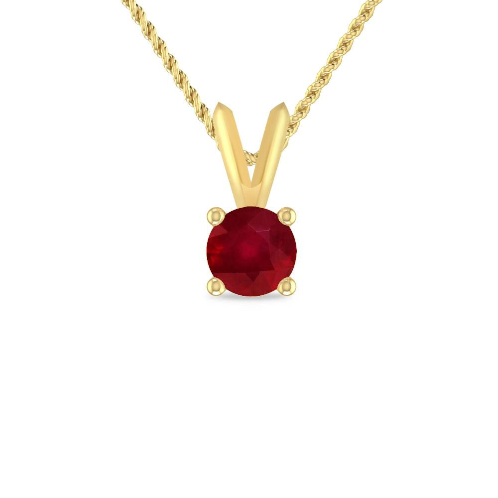 Yellow Gold - Ruby